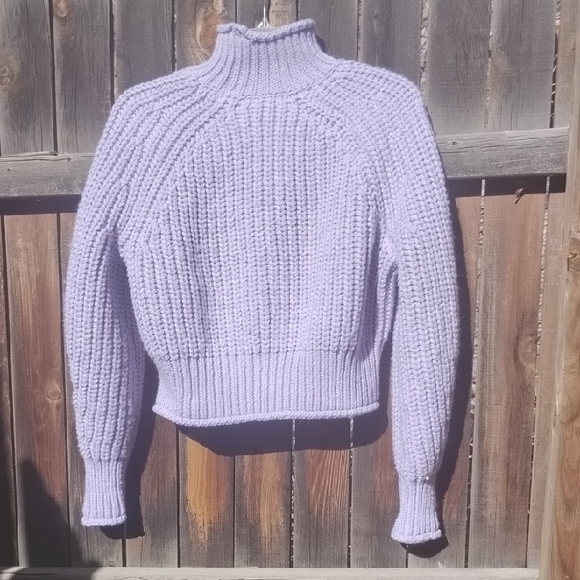 H&M Light Purple Turtleneck Sweater - Picture 2 of 3